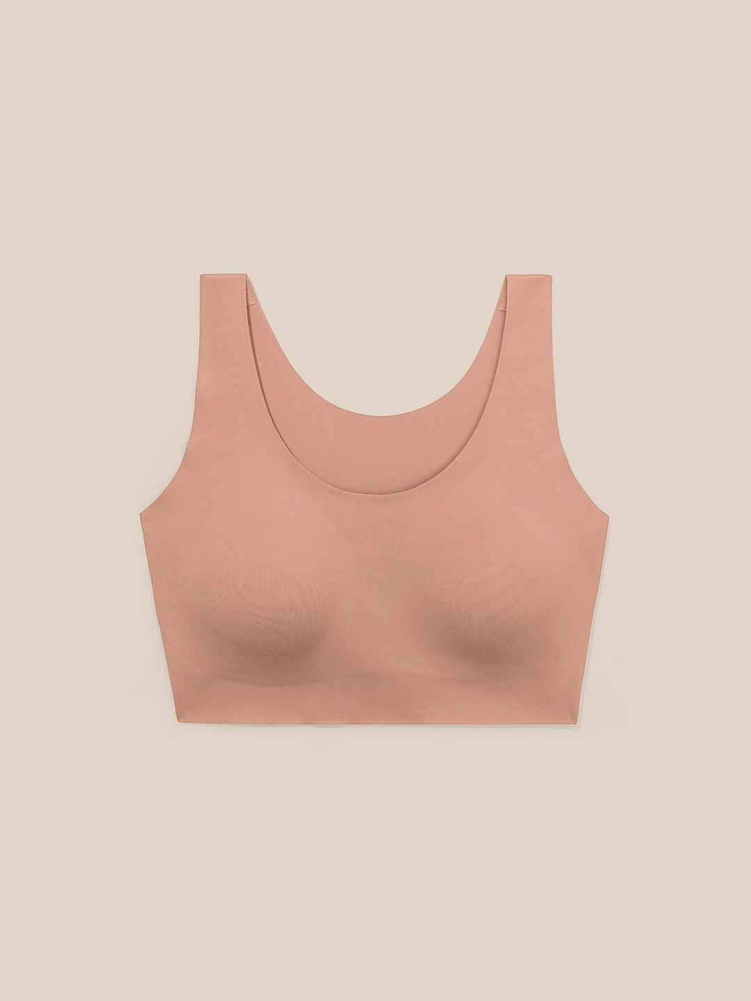 LILYSILK Brassiere En Soie Abricot Clair Pas De Boucles Arrière Inconfortables Taille Unique Convenant À La Plupart Léger Et Doux taille unique