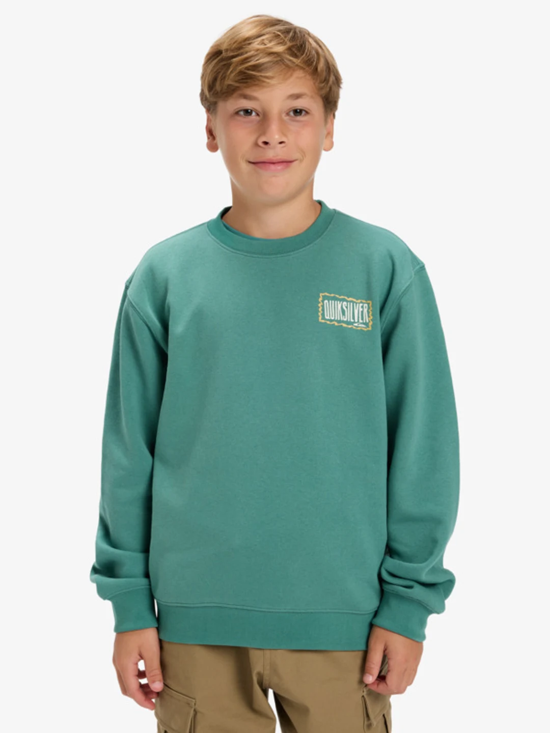 Graphic - Pull à col rond pour Garçon 8-16 ans Noir
