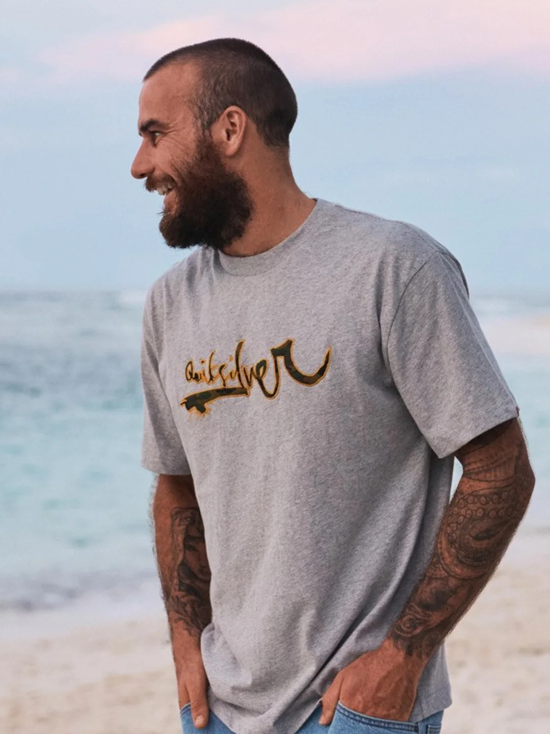 YG Vortex - T-Shirt à manches courtes Gris Homme