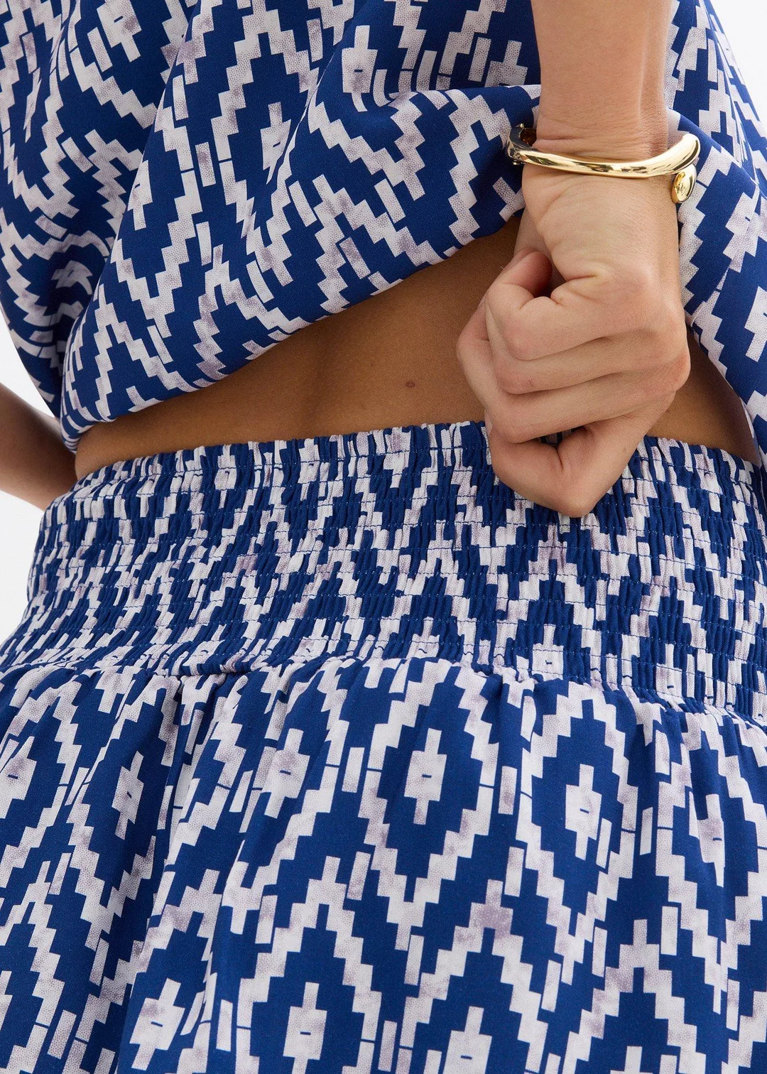 Mini-jupe en viscose fluide - 3