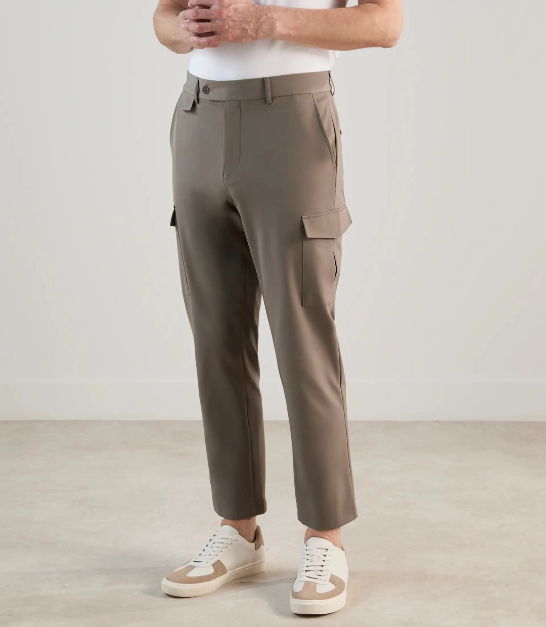 IZAC - Pantalon cargo taupe