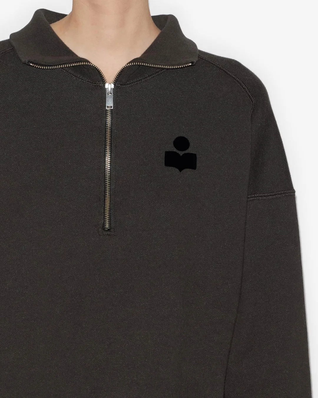 Sweatshirt Ross - Femme - Noir Délavé - Taille 36 - Marant Étoile - 2