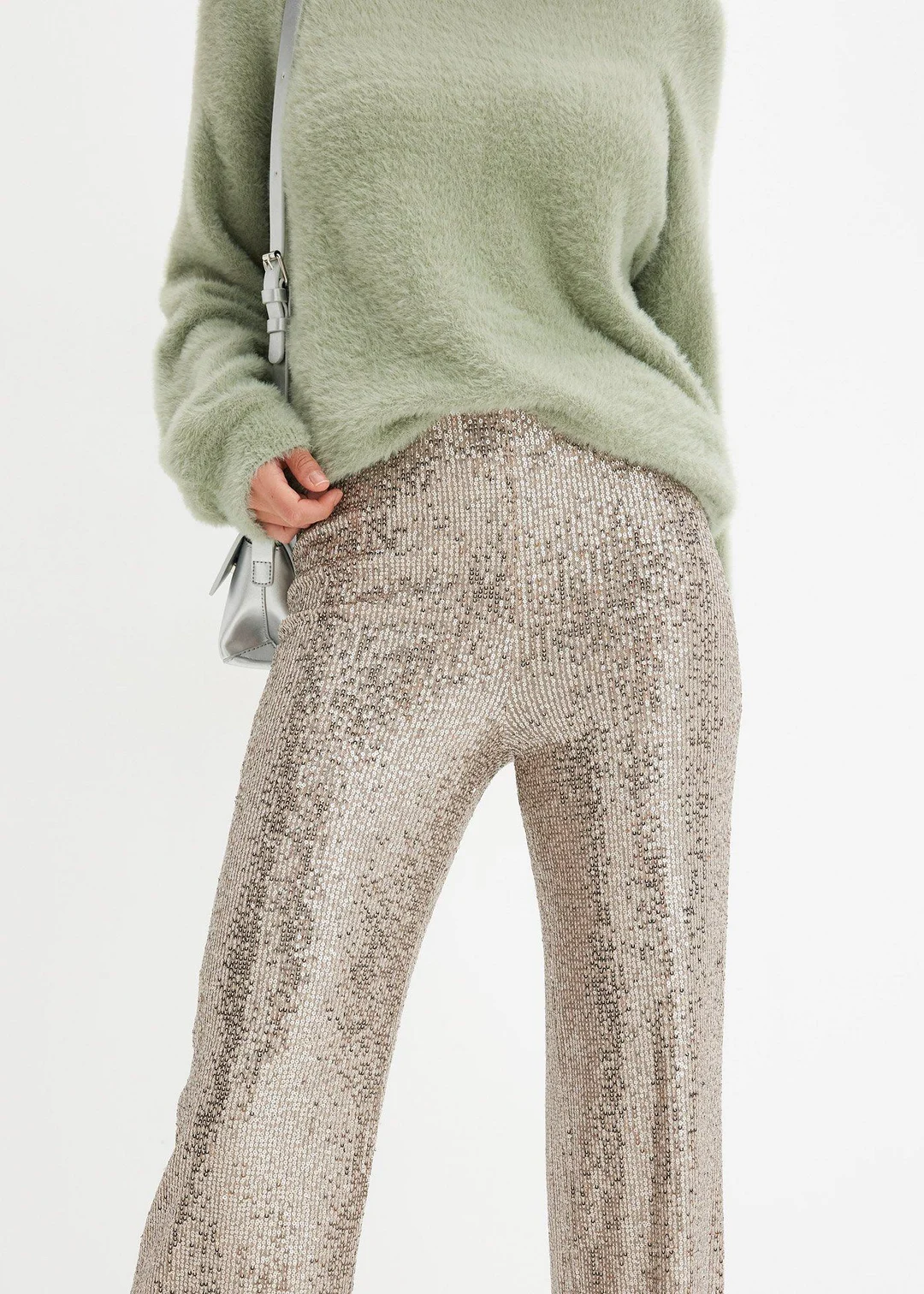 Pantalon en jersey à sequins - 3