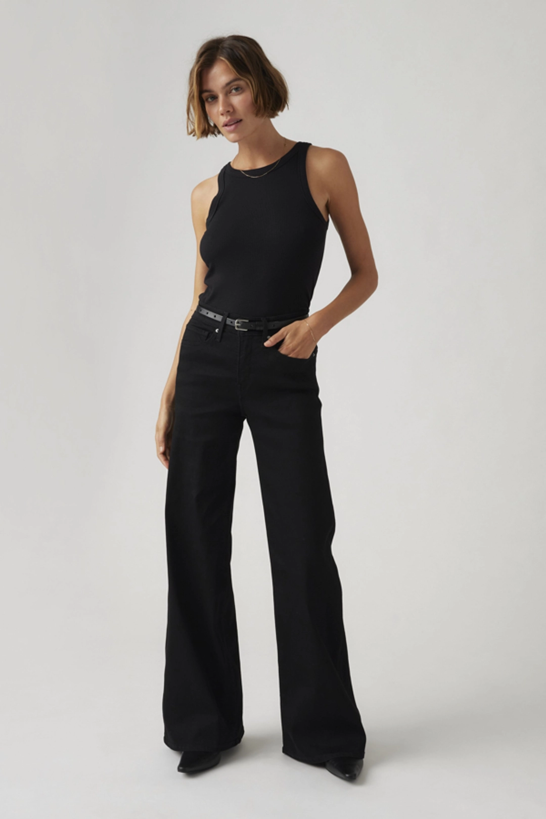 Levi's Jean 318 Galbant Wide Leg - Femme - Bleu / Clever Girl - 33X32
