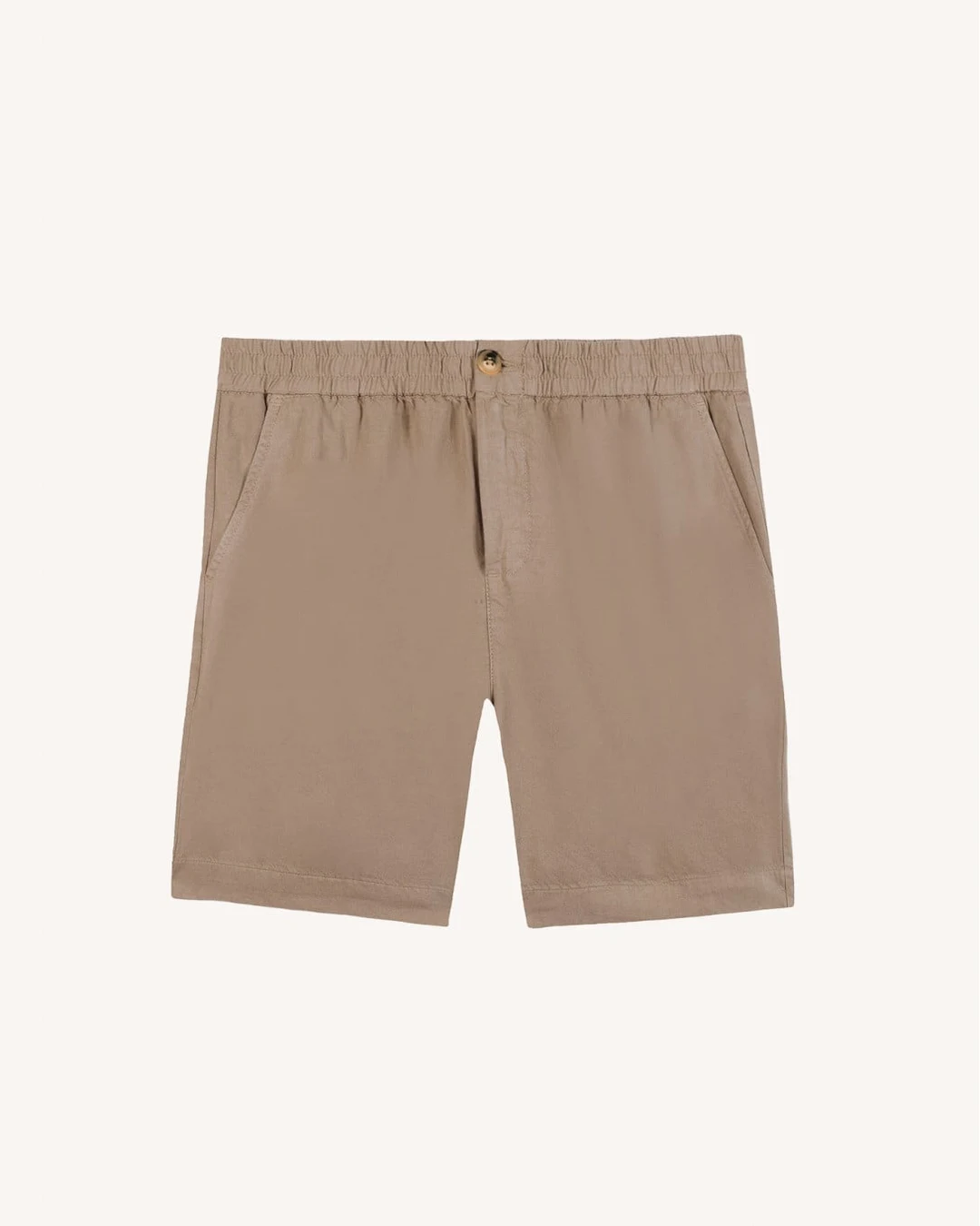 Short bleu marine lyocell - CHEVRE - 2