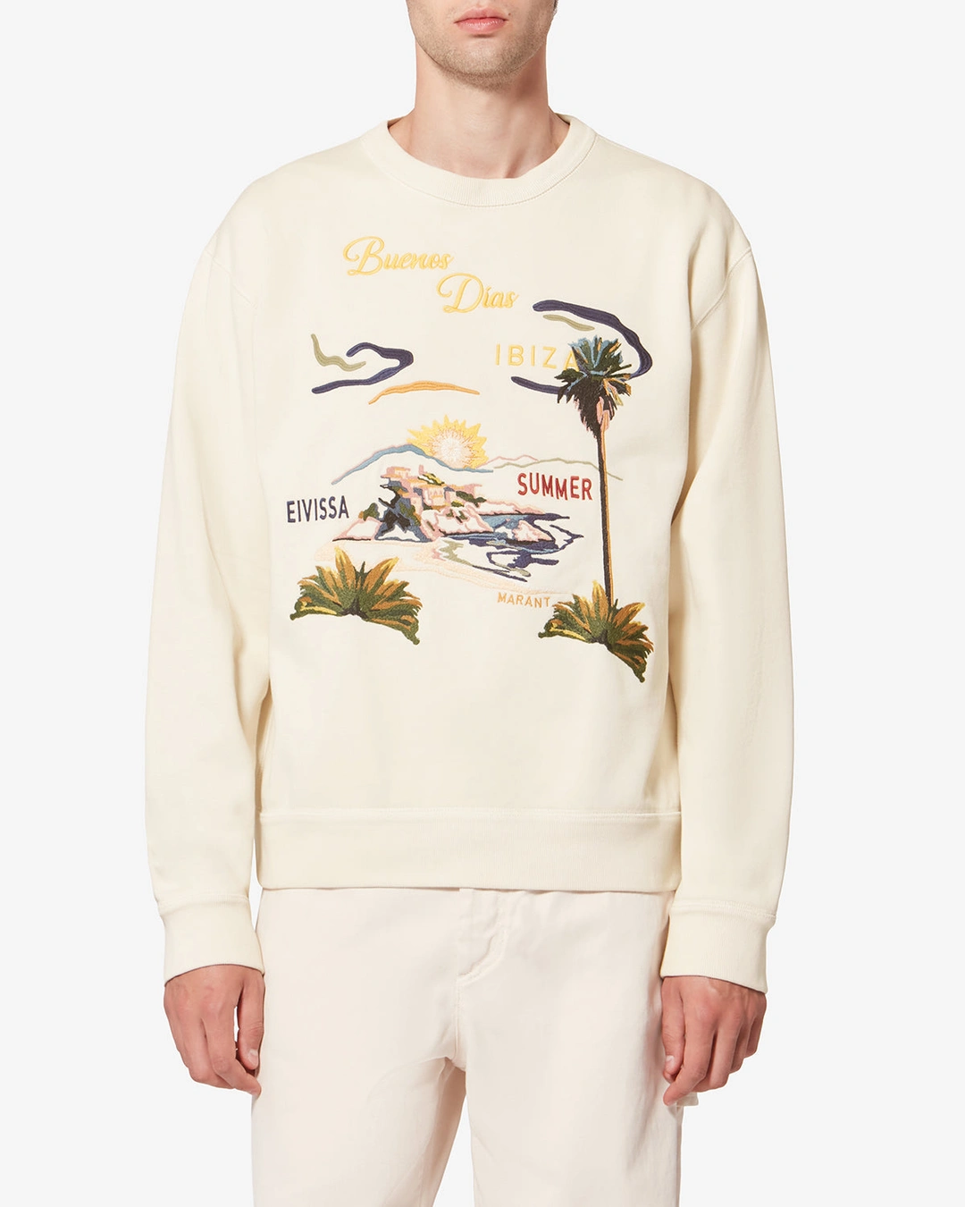 Sweat Shirt Mikoy - Homme - Écru - Taille XL - 5