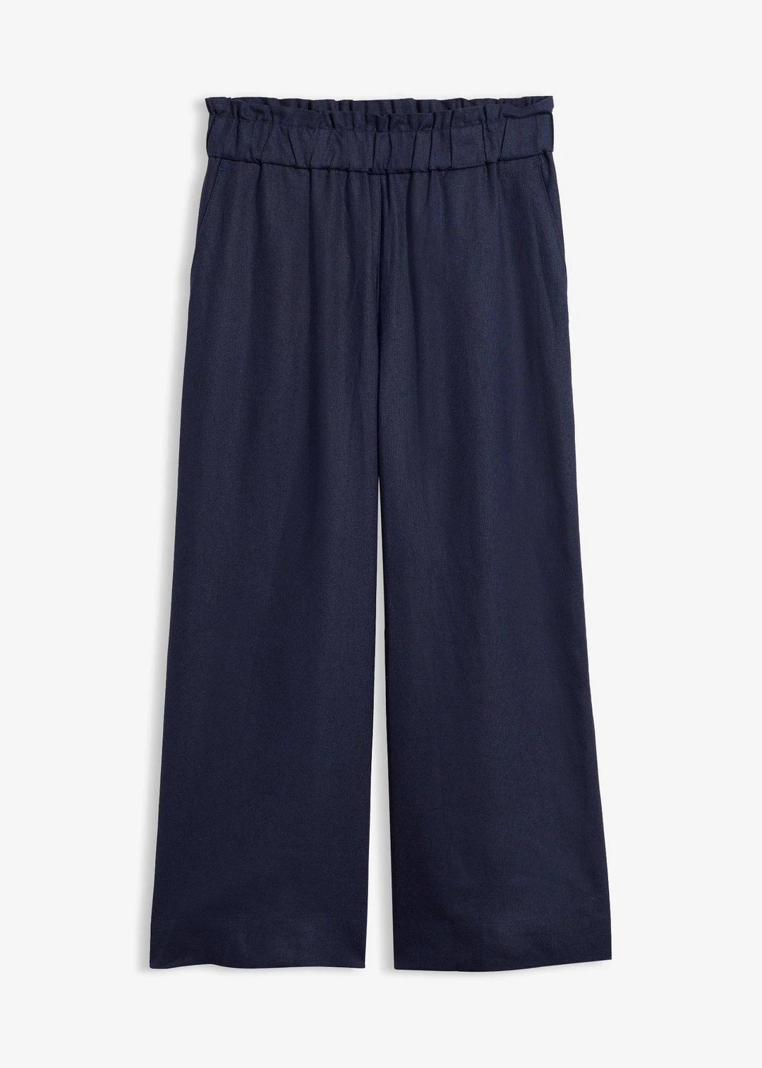 Pantalon large, longueur mollet