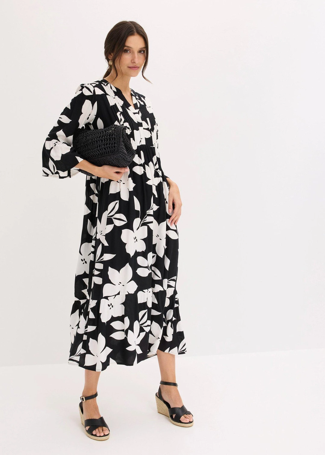 Robe longue en viscose fluide - 2