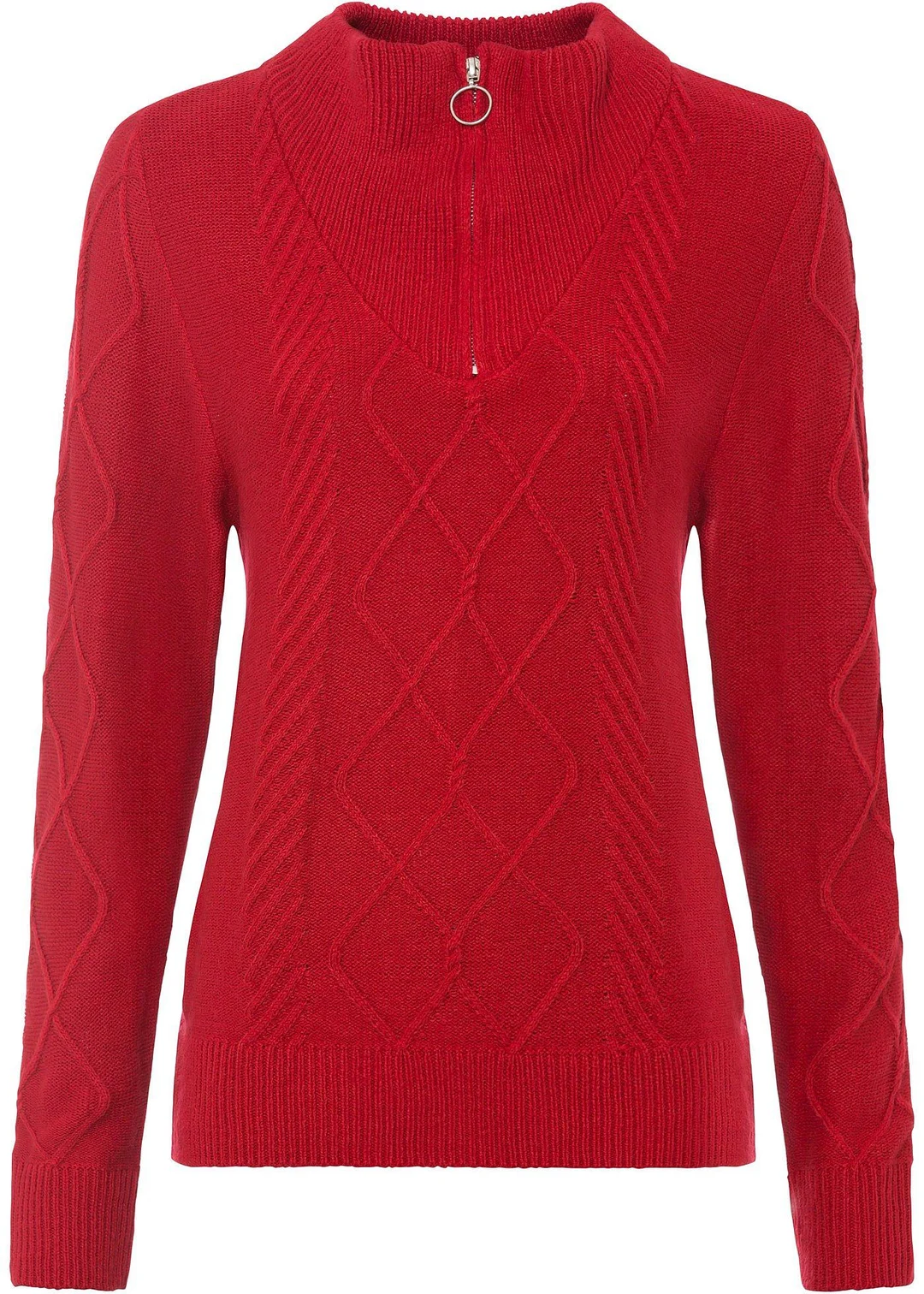 Pull camionneur en maille torsadée