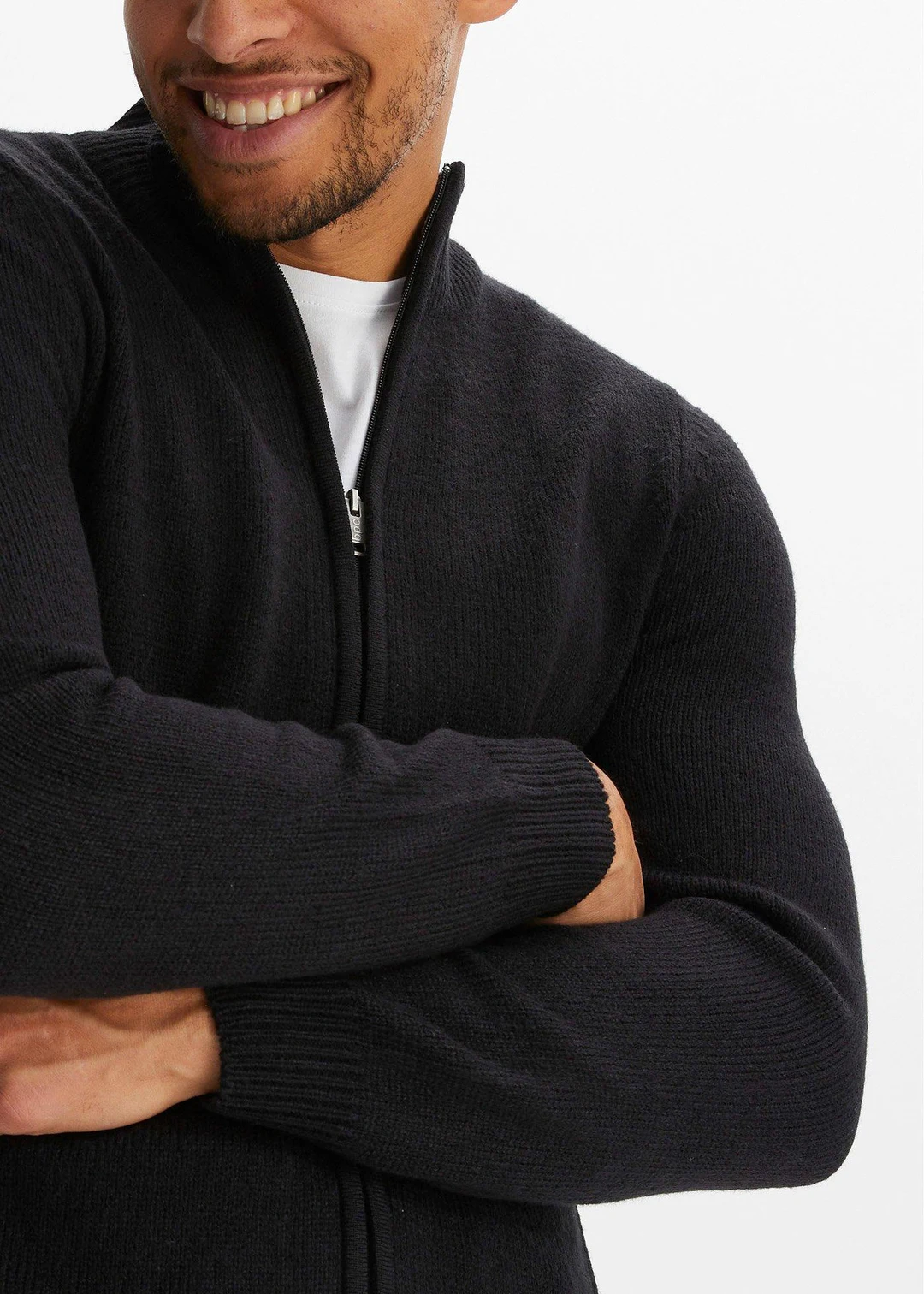 Gilet zippé en fine maille - 3