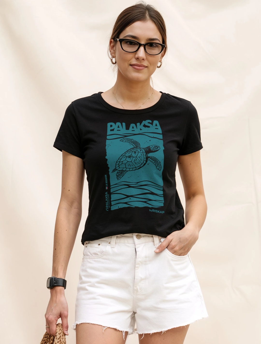T-shirt Femme Léger – Turtle – Coton Bio Premium