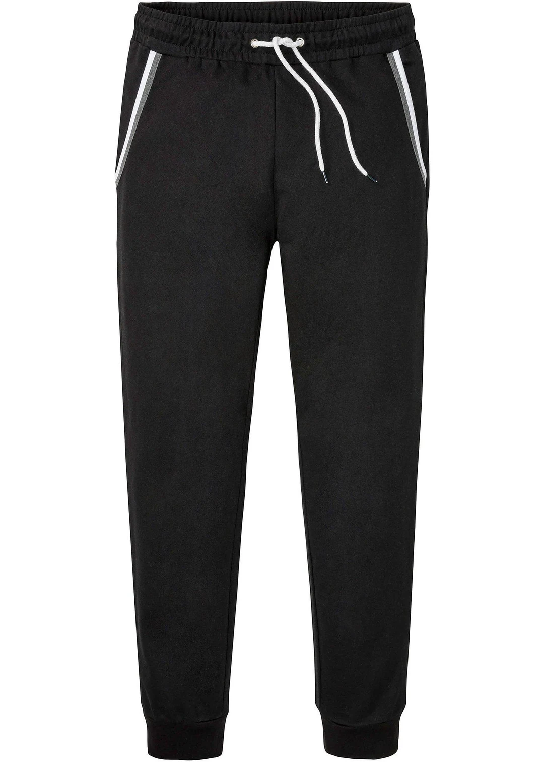 Pantalon de jogging à détails contrastants, 100% coton