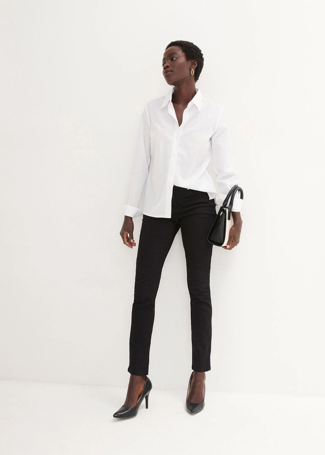 Jean slim taille mi-haute, très extensible - 2