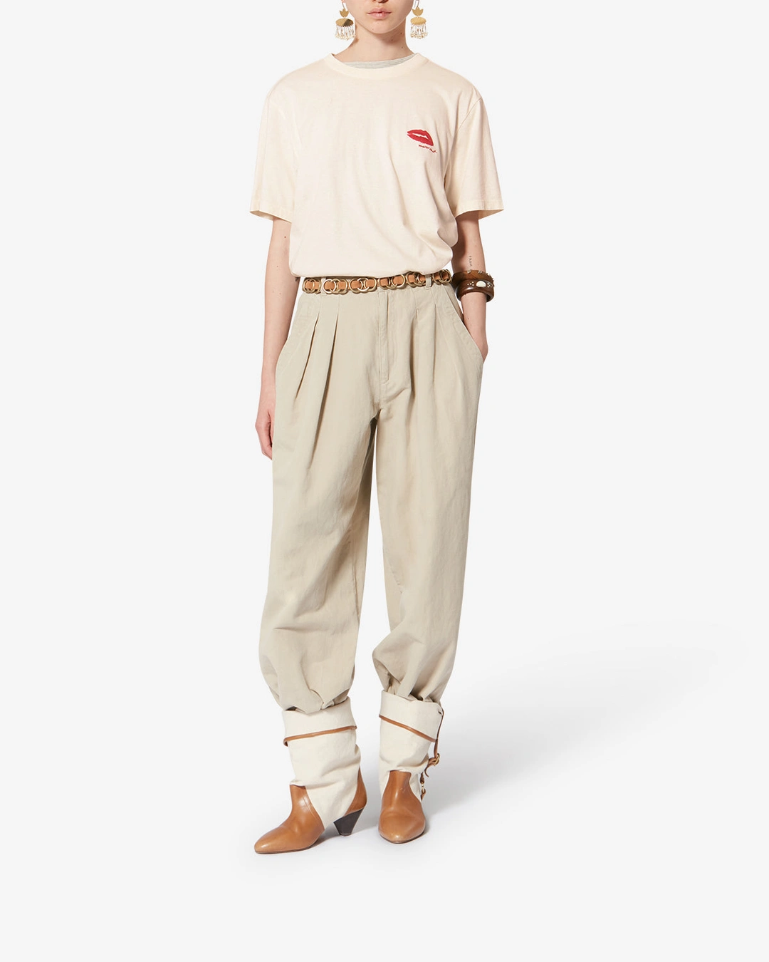 Tee Shirt Zewel - Femme - Rose - Taille XL - Marant Étoile - 4