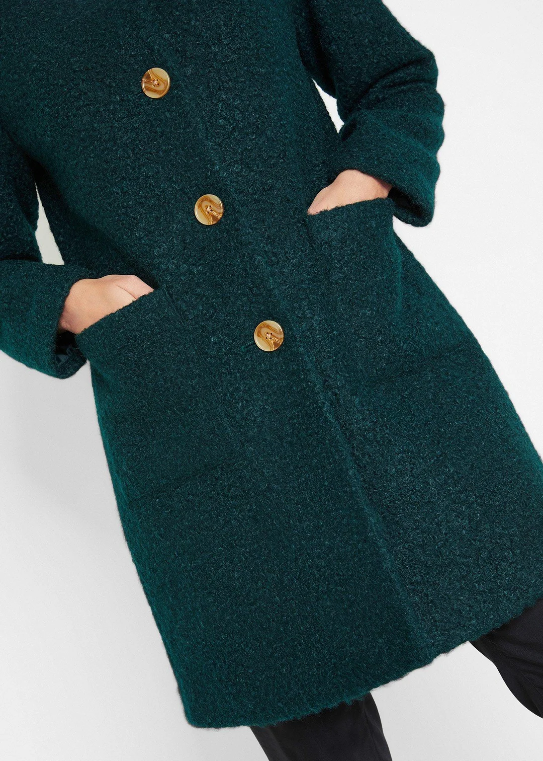 Manteau en bouclé avec poches - 3