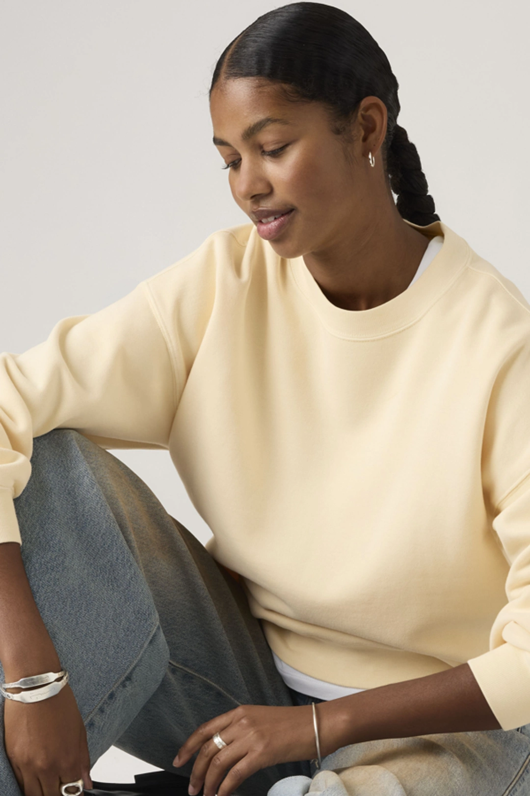 Levi's Sweat Shirt Vintage Boxy - Femme - Vert / Pine Green - M - 2