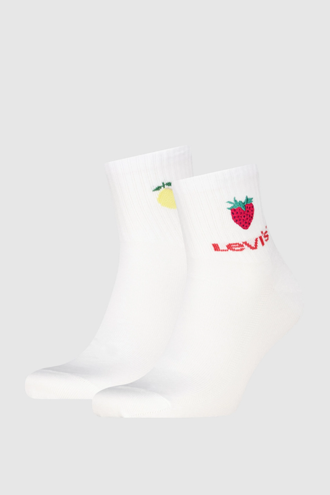 Levi's Chaussettes Basses Batwing Lot De 3 - Homme - Blanc / White - 39