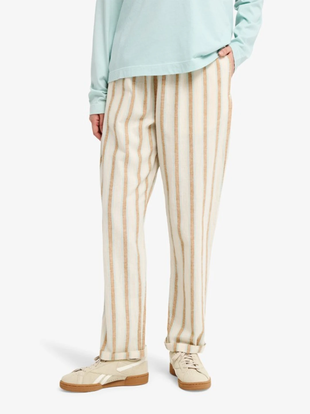 Lomas Hemp - Pantalon taille élastique pour Femme Blanc