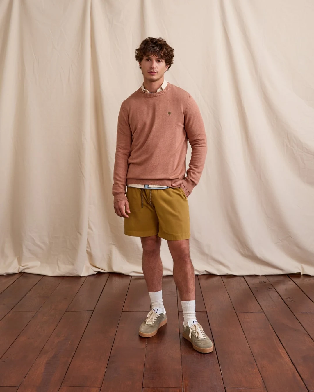 Pull en coton bleu - MARLY