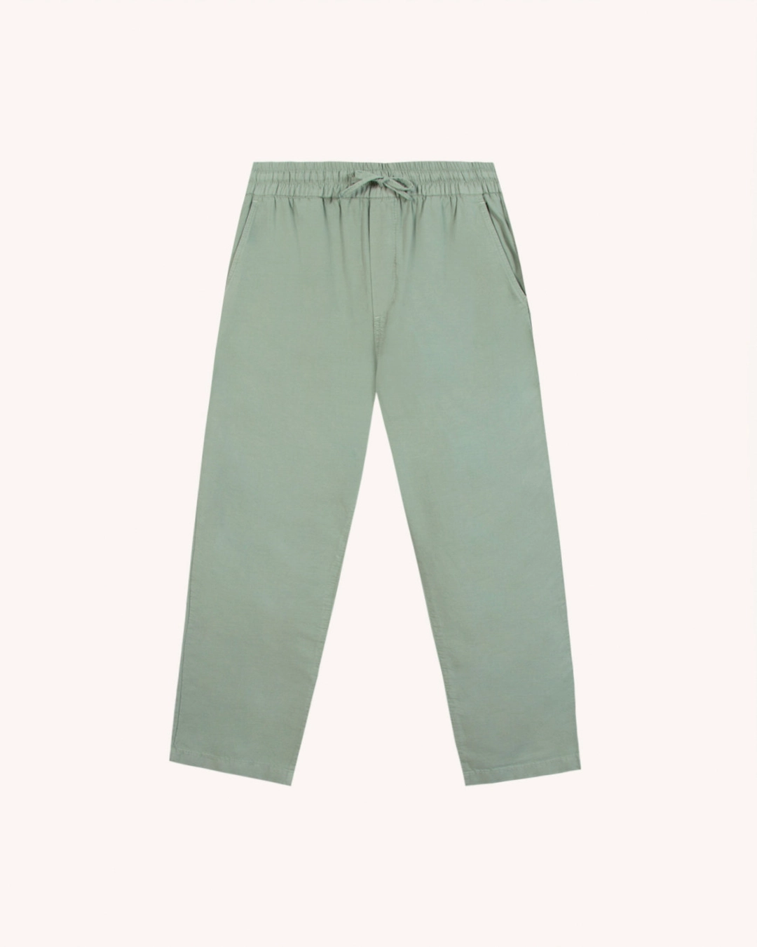 Pantalon en lin vert clair - DREUILLE - 2