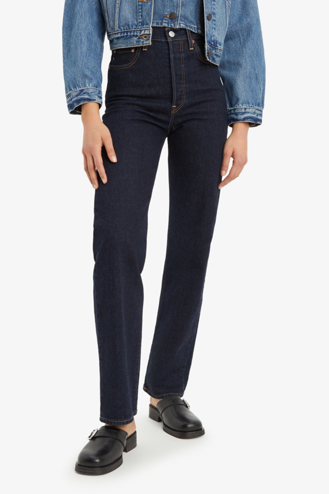 Levi's Jean Ribcage Longueur NorHomme - Femme - Bleu / Apply Now - 34X32 - 2