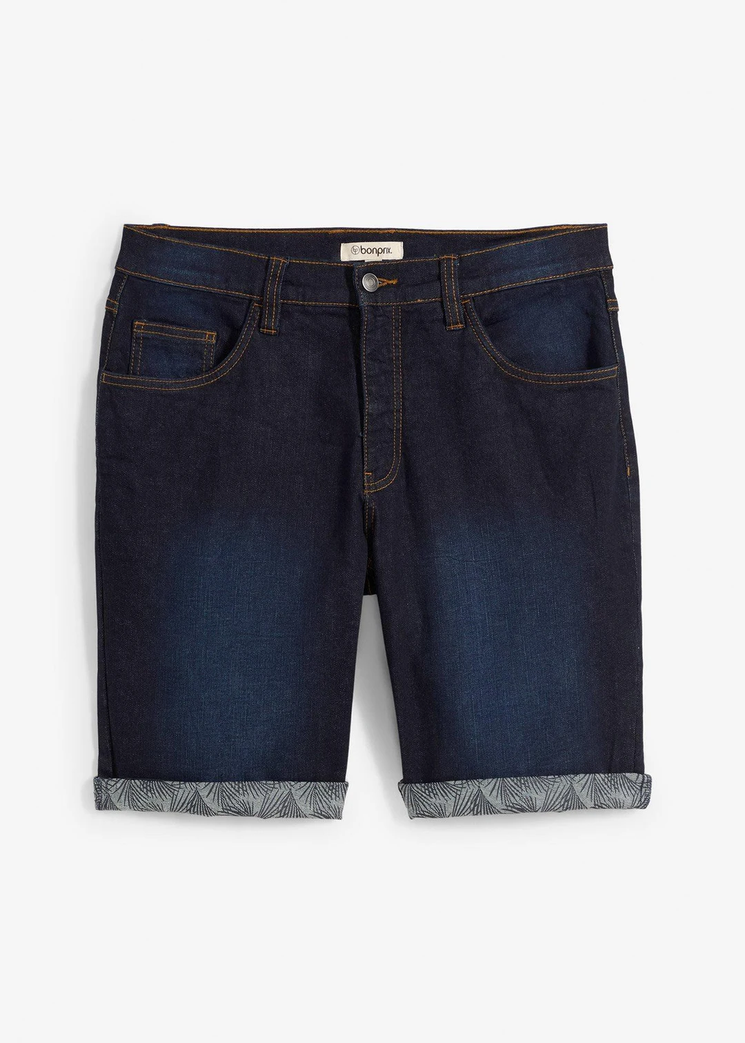 Bermuda en jean extensible, Regular