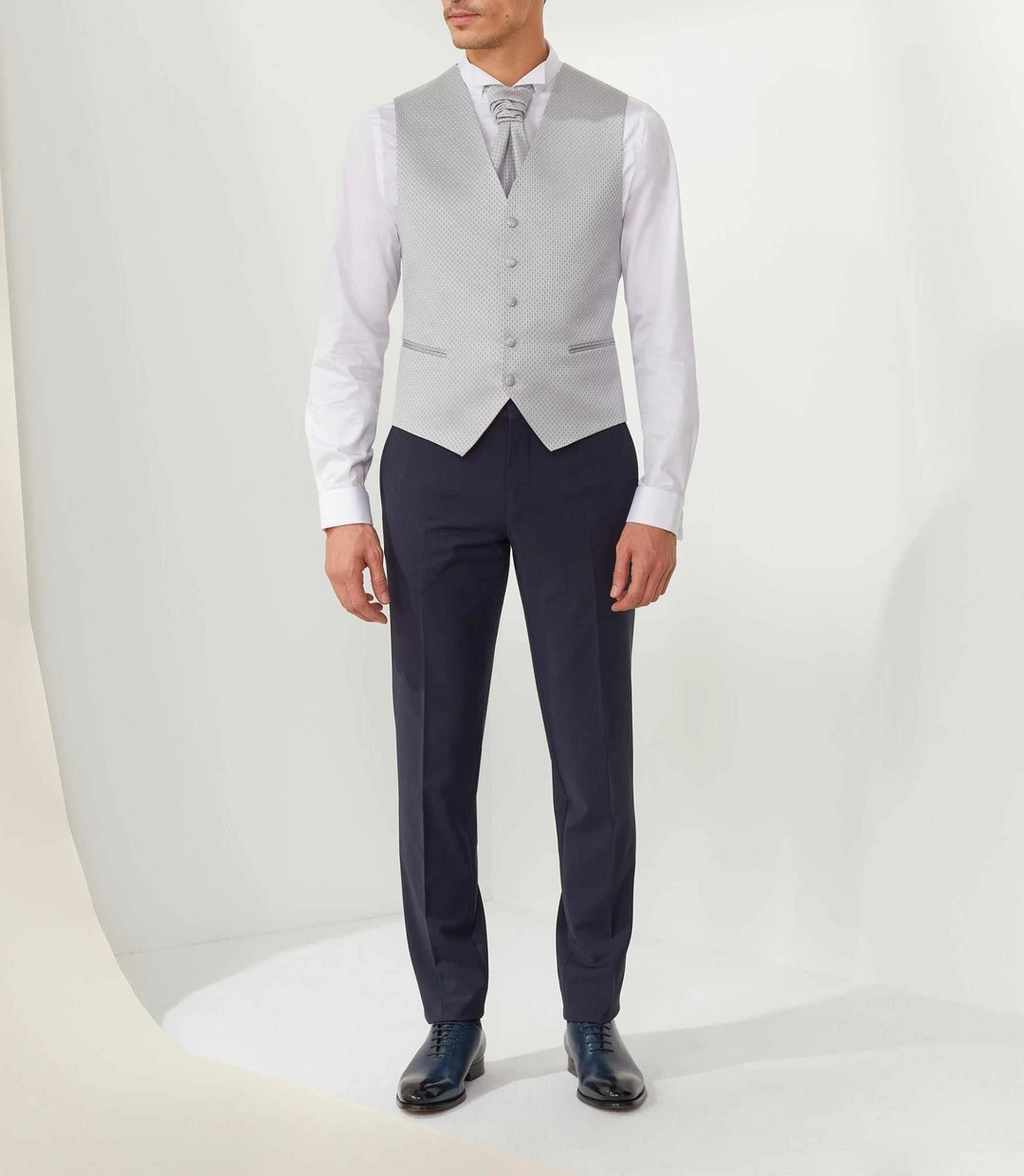 IZAC - Gilet cérémonie gris ''Xong''