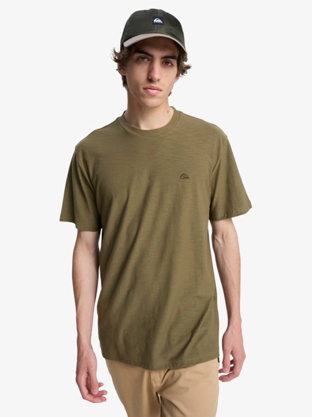 Slub Roundneck - T-Shirt à manches courtes pour Homme Noir