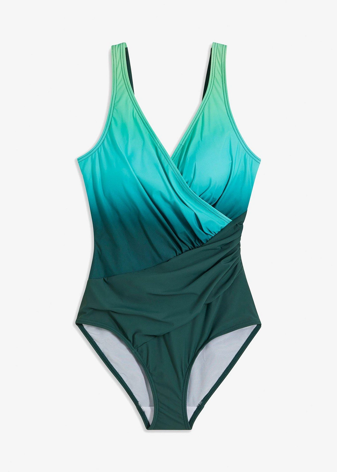 Maillot 1 pièce sculptant effet croisé, maintien modéré