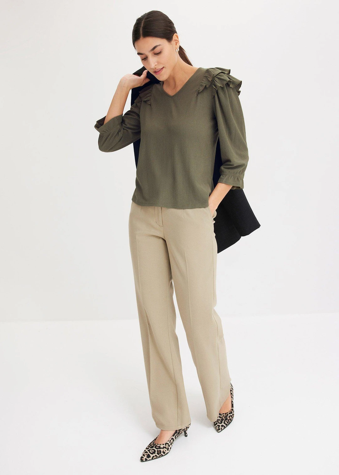 Pantalon à taille élastiquée - 2