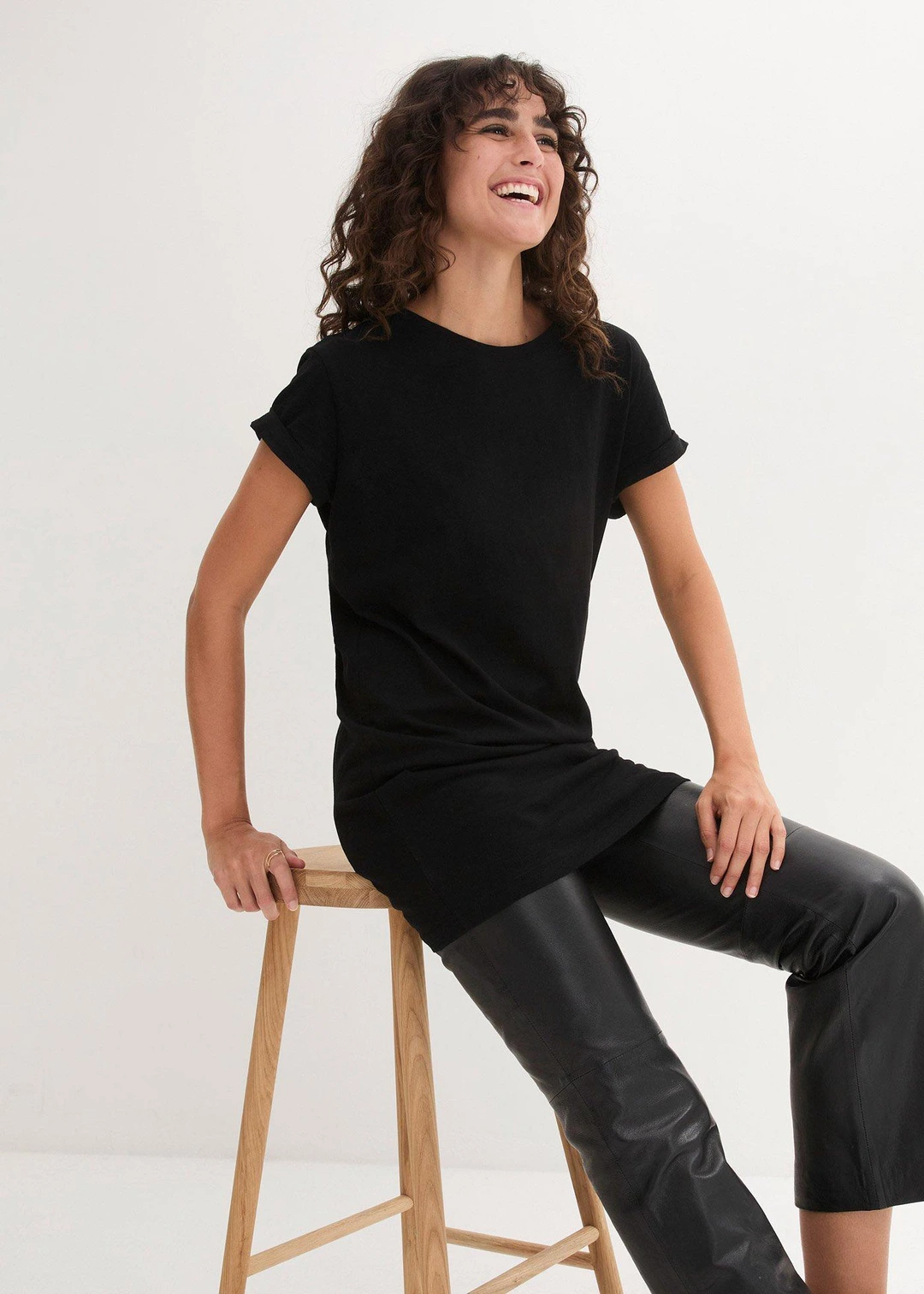 T-shirt long 100% coton - 3