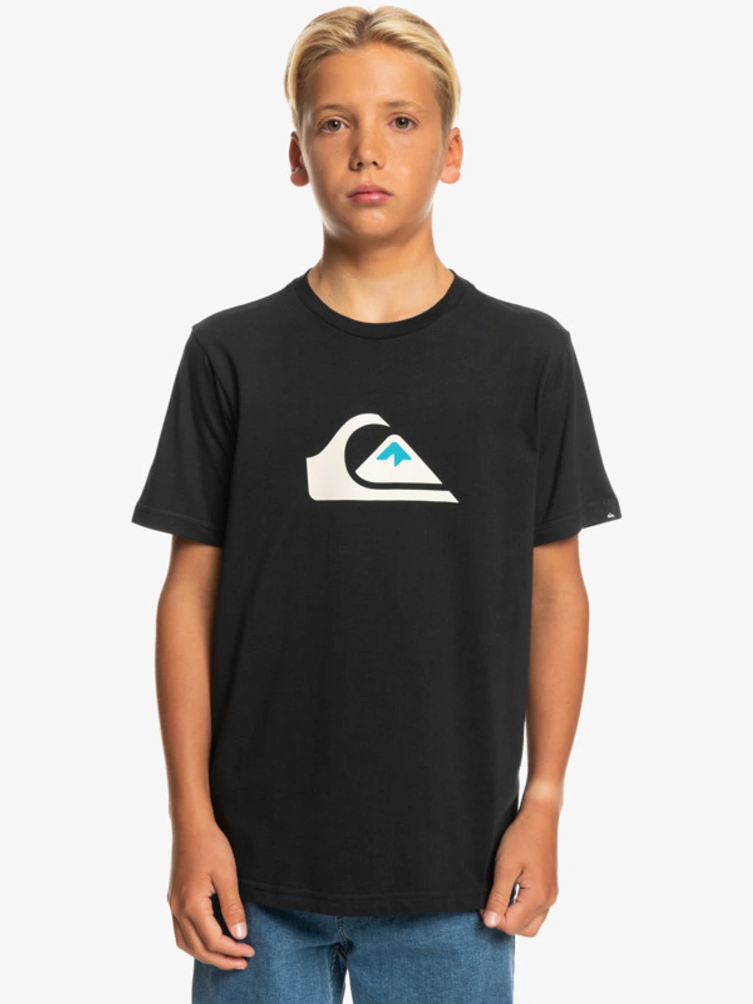 Comp Logo - T-Shirt à manches courtes pour Garçon Noir