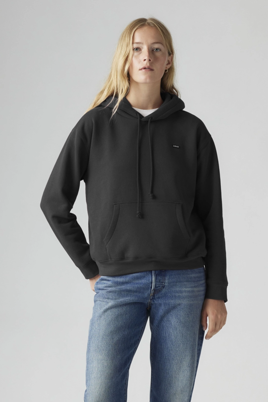 Levi's Sweat À Capuche Everyday - Femme - Noir / Anthracite Night - 2XS - 2