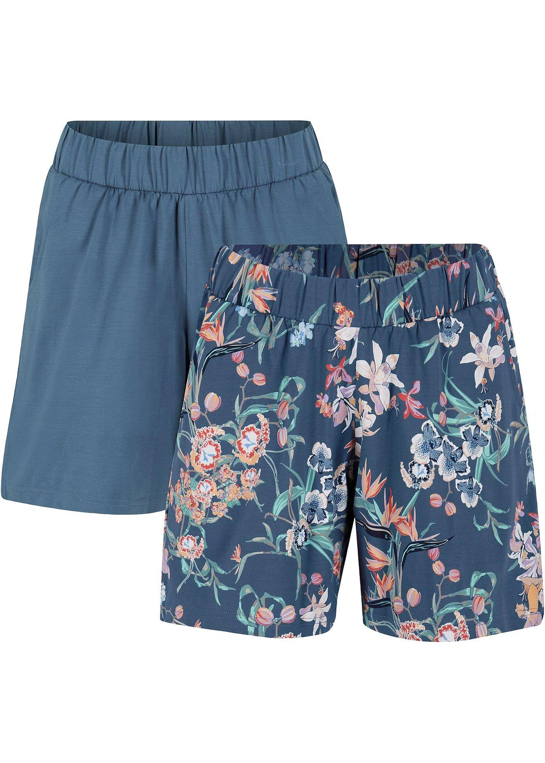 Lot de 2 shorts en jersey coton extensible