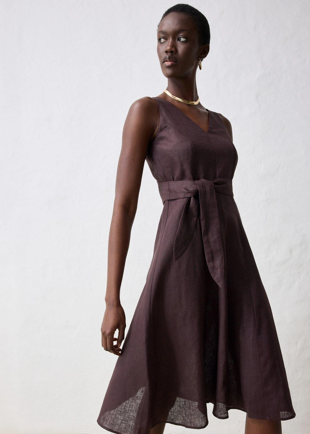Robe midi 100% lin - 3