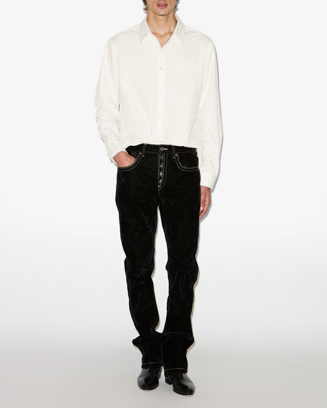 Chemise Nathan - Homme - Blanc - Taille XL - 4