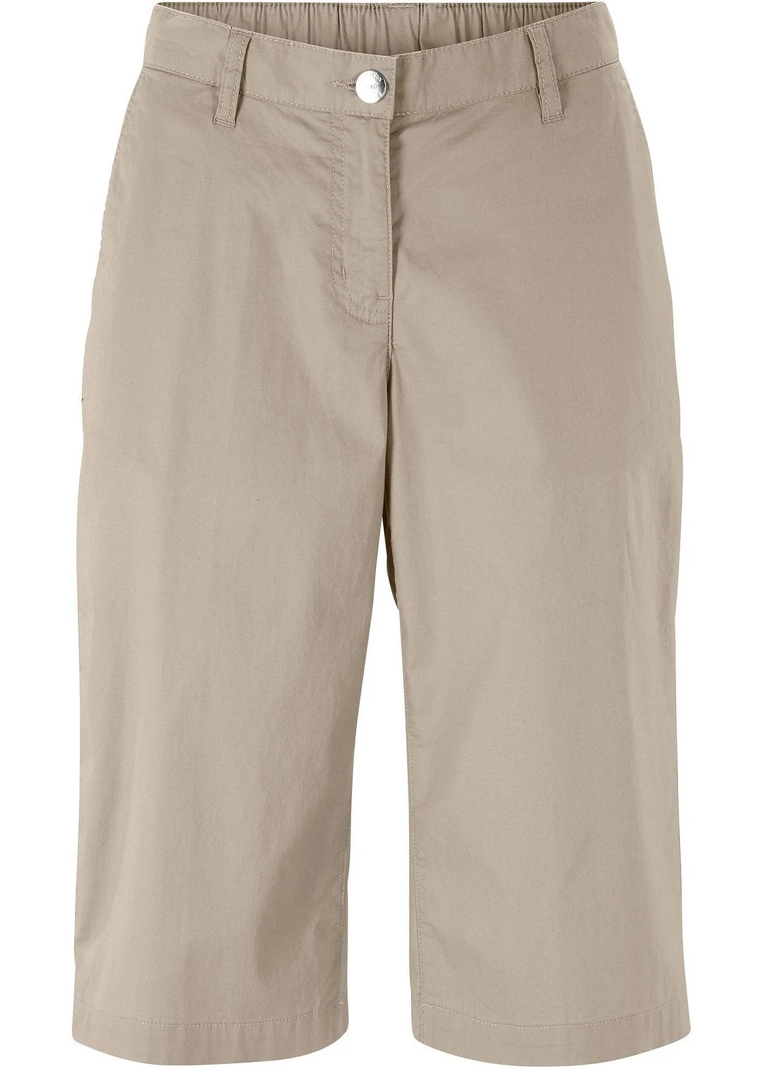 Bermuda long à taille élastiquée