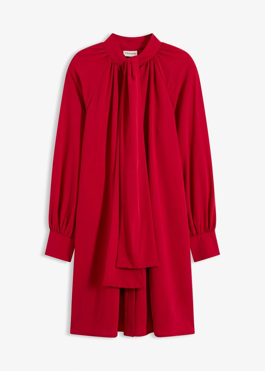 Robe-chemise à col lavallière