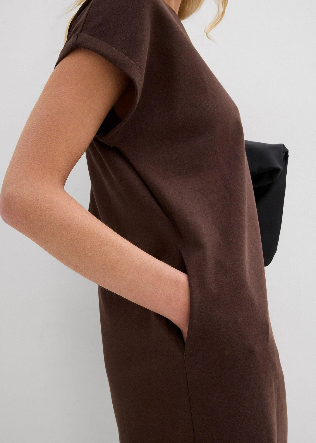 Robe courte en interlock épais - 3