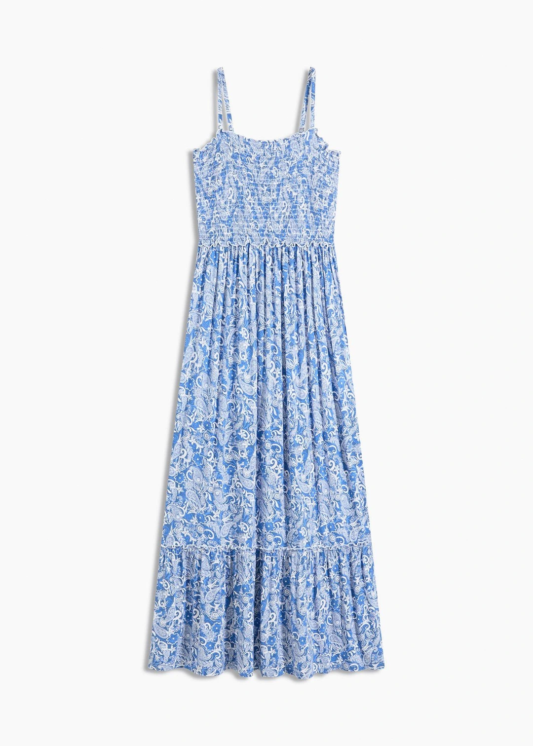 Robe à bretelles en viscose extensible