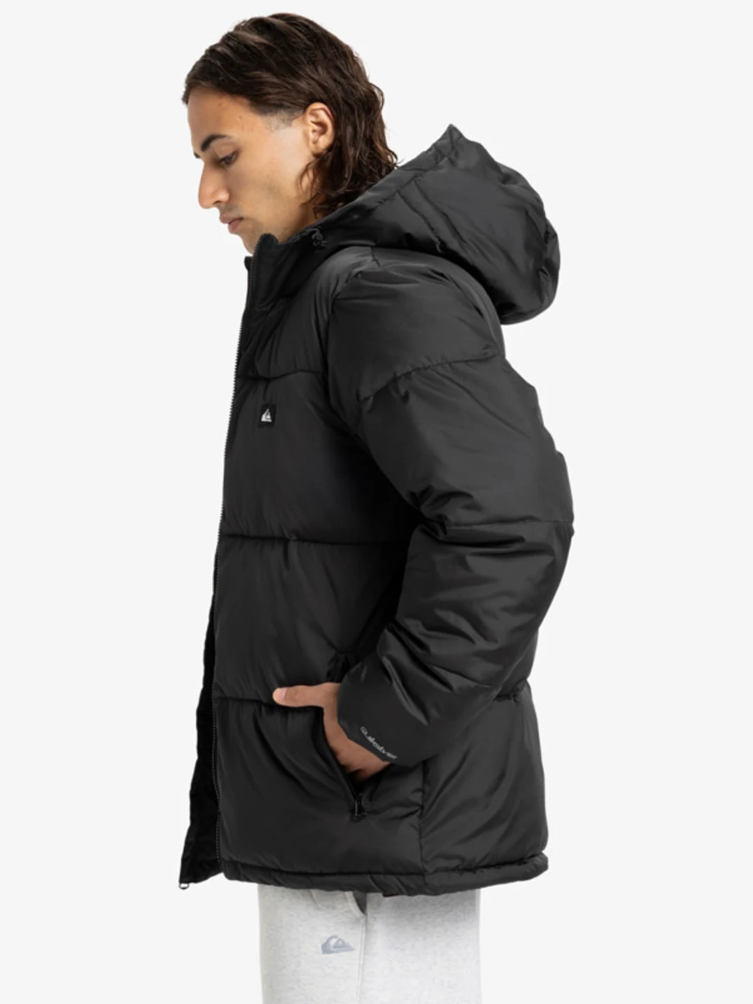 Cold Days - Doudoune à capuche pour Homme Noir