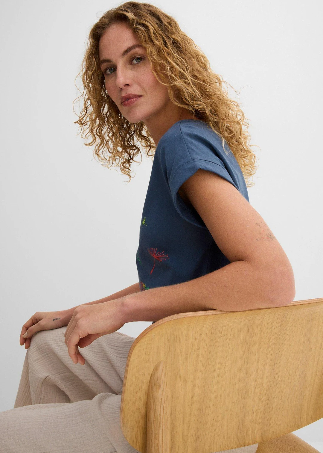 T-shirt à imprimé floral - 3