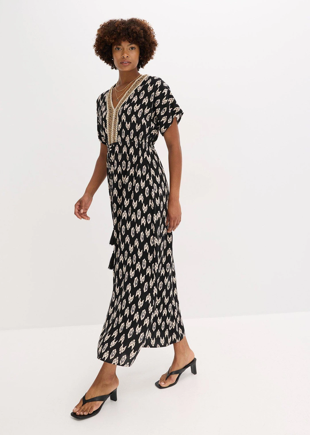 Robe longue en viscose fluide - 2