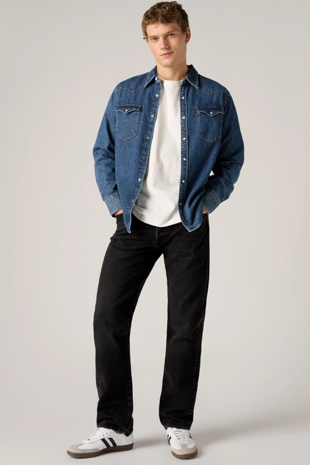 Jean Levi's 501 Original - Homme - Bleu / One Wash - 42X34