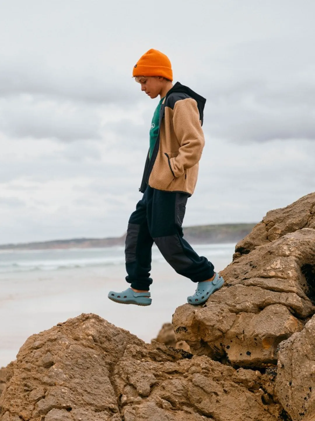 Back To S School Pt - Pantalon de jogging en polaire pour Garçon 8-16 ans Noir