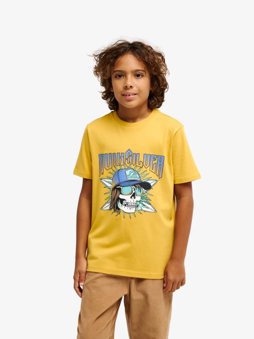 Sound On - T-Shirt à manches courtes pour Garçon 8-16 ans Noir