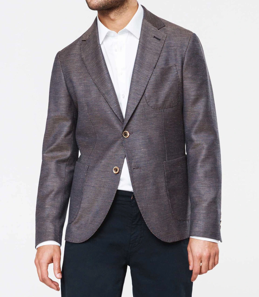 IZAC - Veste casual marron ''Master''