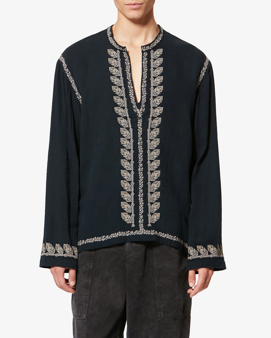 Blouse Cizalie - Homme - Noir Délavé - Taille XL - 5