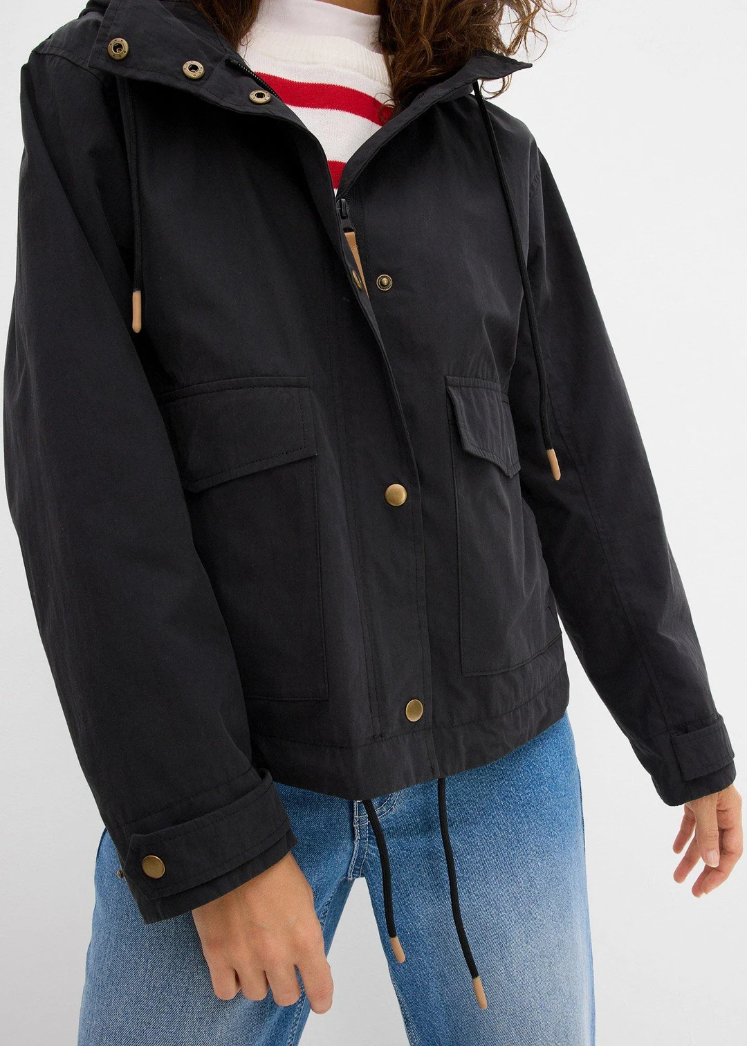 Veste mi-saison à capuche - 3