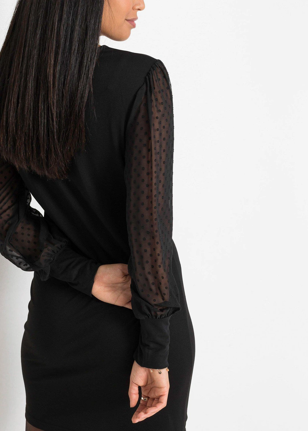 Robe en jersey de viscose mélangée - 3